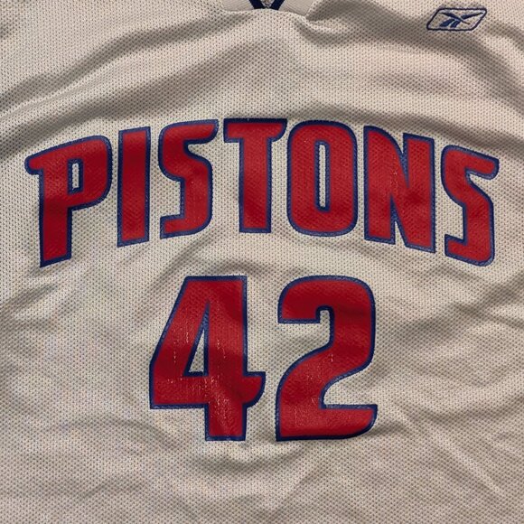 Jerry Stackhouse Detroit Pistons Reebok Jersey Made in Korea Size - L - Picture 2 of 7